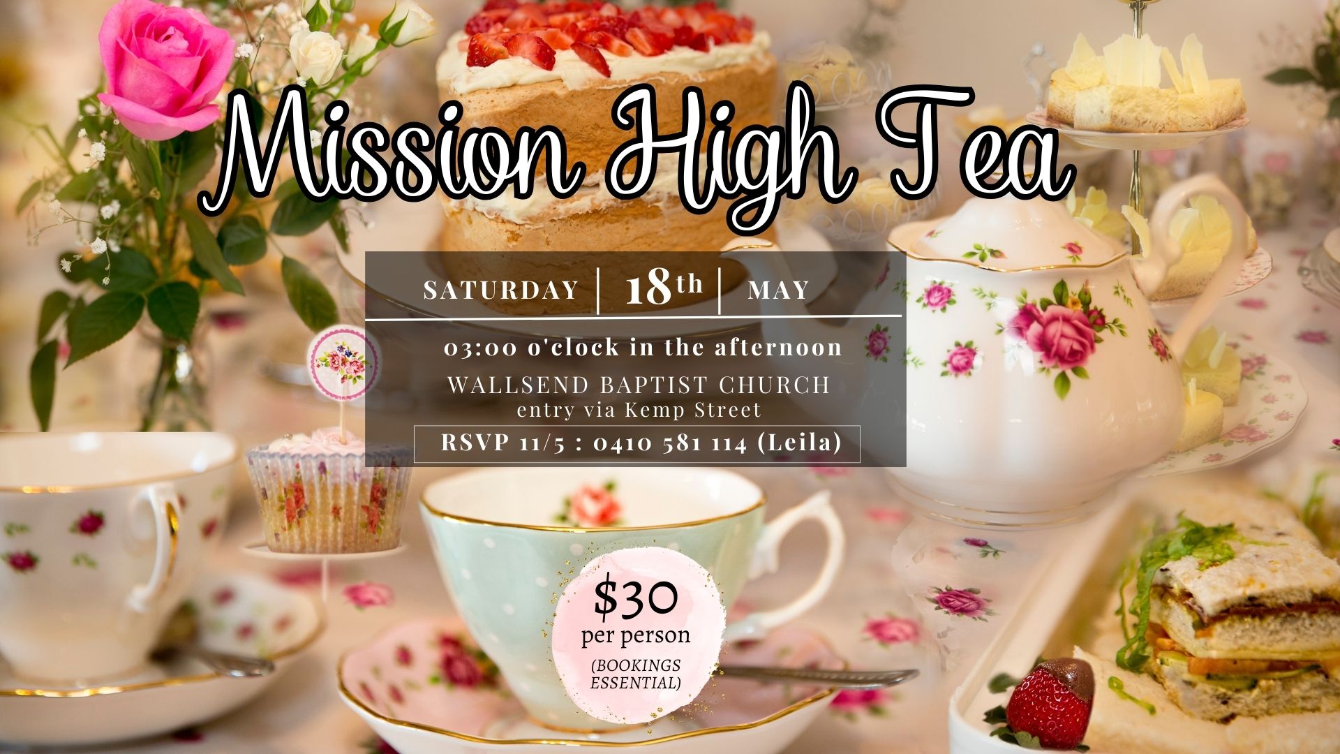 High Tea – May 18th